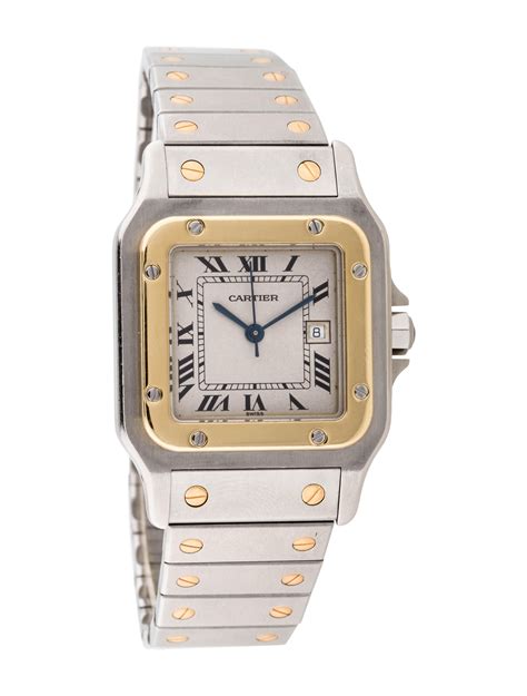 mini santos cartier|cartier santos medium two tone.